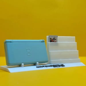 Nintendo DS DS Lite console and game stand white and grey Storage display stand Accessory for Nintendo DS and Ds lite device holder game