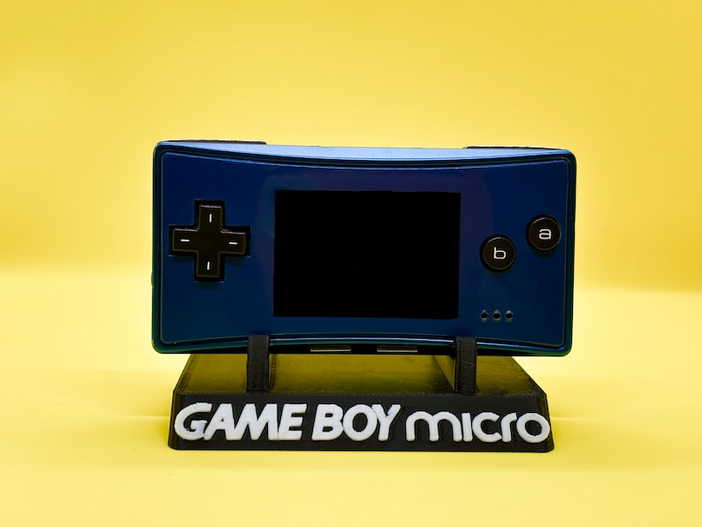 Nintendo Gameboy Micro Display Stand Handheld Retro Game Console Holder ...