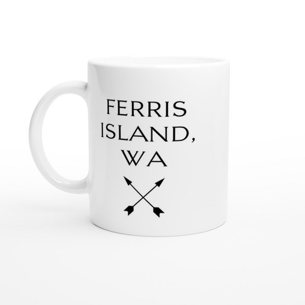 Ferris Island Souvenir Mug - White 11oz