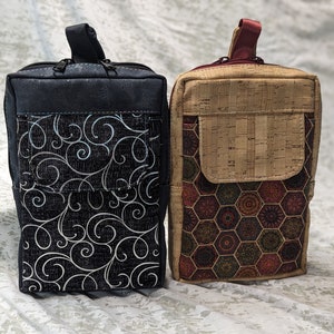 Handmade Cotton and Cork Sling Bag