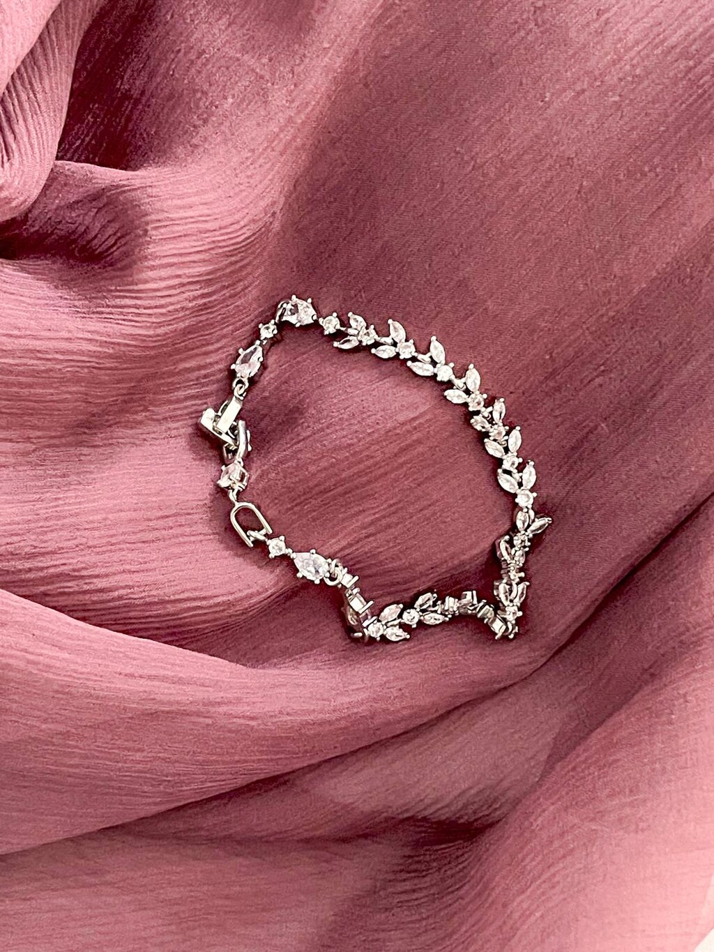 Clearine Bracciale Da Sposa Con Zirconi Cubici – Braccialetto A Tennis Con Perle Simulate, Elettroplaccato Oro, Per Matrimonio E Ballo