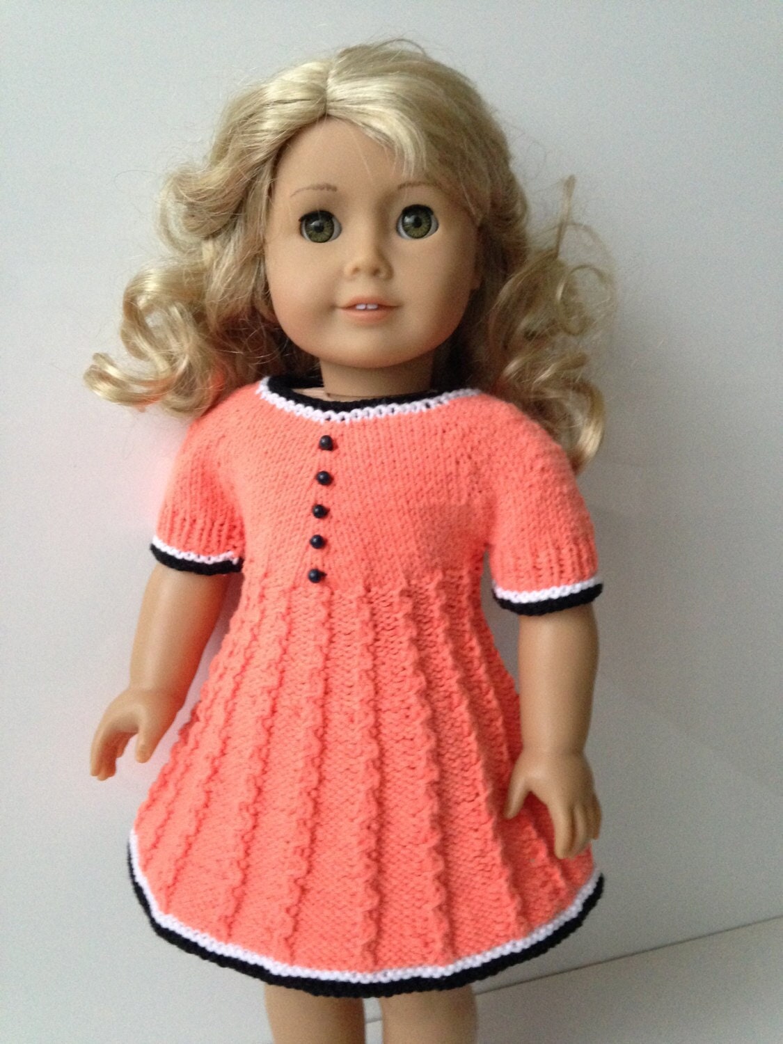 Delia Strickmuster für 45 cm Puppe (061)