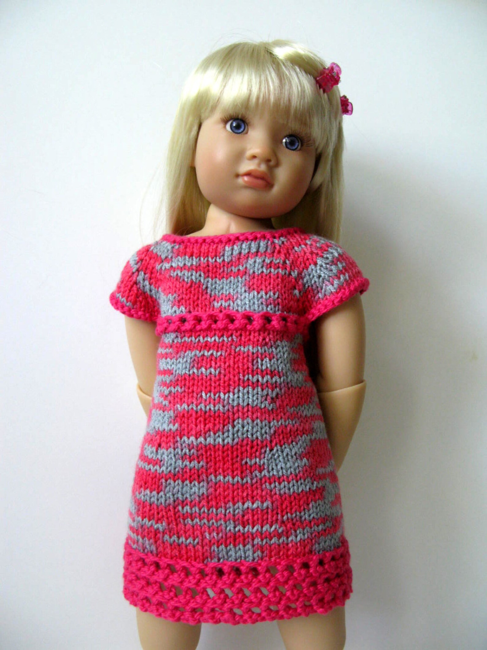 SUMMER TWIGGY Dress Slim 18 Inch Doll Kidz N Cats Knitting - Etsy