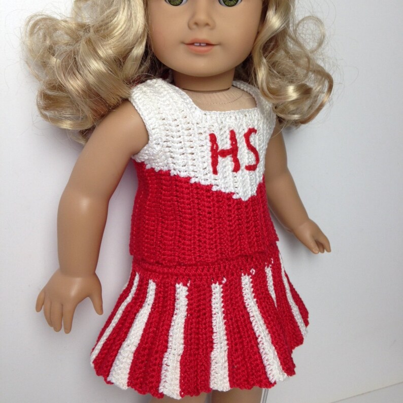 CHEER LEADER Outfit American Girl 18 Inch Doll 2 Pc Set Etsy
