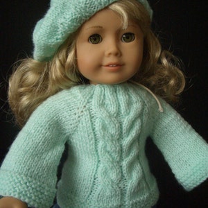 Strickanleitung für 18 zoll Puppe, Modell 80 mit gedrehter Anleitung (029)
