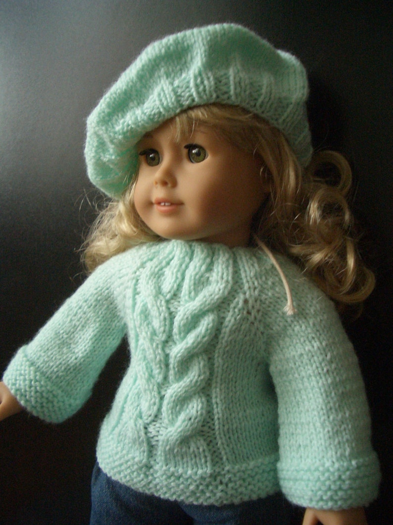 Beginner level Knitting PATTERN for American Girl 18 inch DOLL Etsy