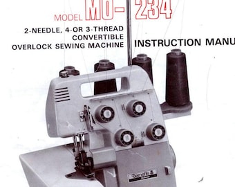 BERNETTE MO 234 Sserger Overlock für BERNINA Bedienungsanleitung