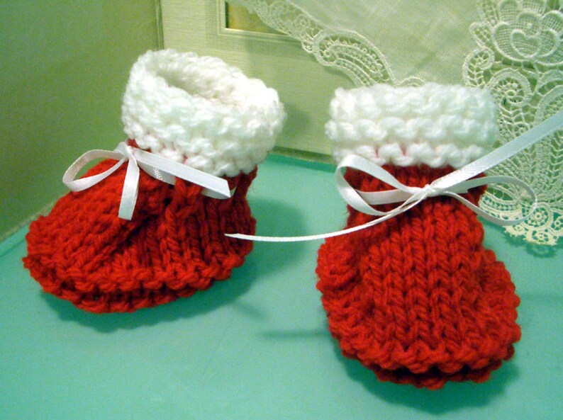 Simple DOLL Booties KNITTING Pattern Etsy