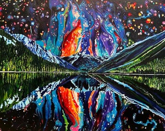 ART PRINT  Birkenhead Reflection Canvas or Paper 12x8" 18x12" 24x16" 30x20" 36x24" 42x28" 48x32" 60x40" Landscape Painting by Taralee Guild