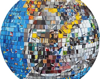 ORIGINAL PAINTING - Dresso Disco Ball Round Painting 40 inch