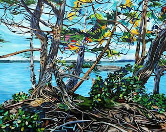 SIGNED PAPER PRINT -Tofino Expanse (2025) -  13x19 inch printed in studio by Taralee Guild