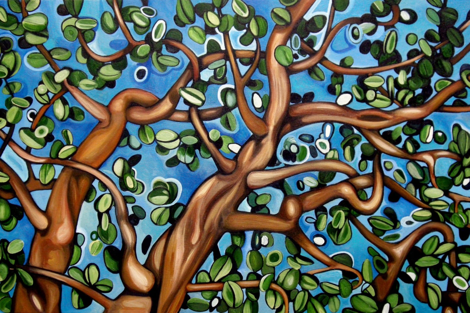 CANVAS PRINT Arbutus Tree Painting 12x8 18x12 Etsy Canada