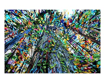 Forest Art Print: British Columbia Landscape Painting by Taralee Guild