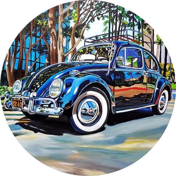 Volkswagen Painting Etsy