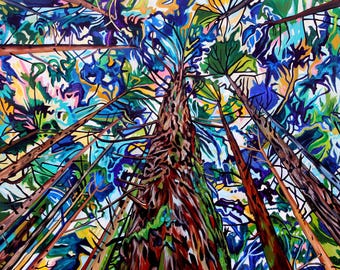CANVAS PRINT Mesmerizing Forest by Taralee Guild