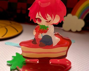 Red Basketball Boy Acrylic Standee
