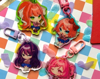 DDLC Mini Acrylic Keychains