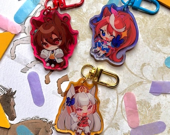 Umamusume Mini Acrylic Keychains