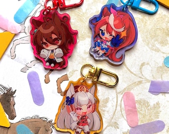 Umamusume Mini Acrylic Keychains