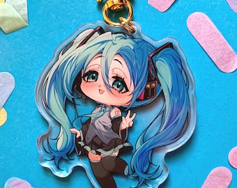Hatsune Miku Vocaloid Acrylic Keychains Charms