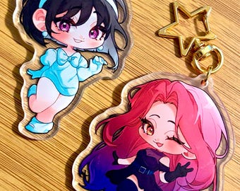 Alien Stage Acrylic Keychains Charms