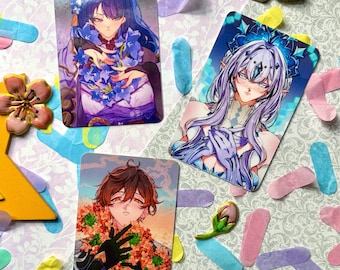 Genshin Impact Archons Flowers Photocards