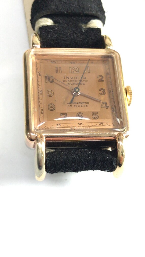 Invicta Automatic Quadramatic Swiss Watch Full Service Etsy Canada