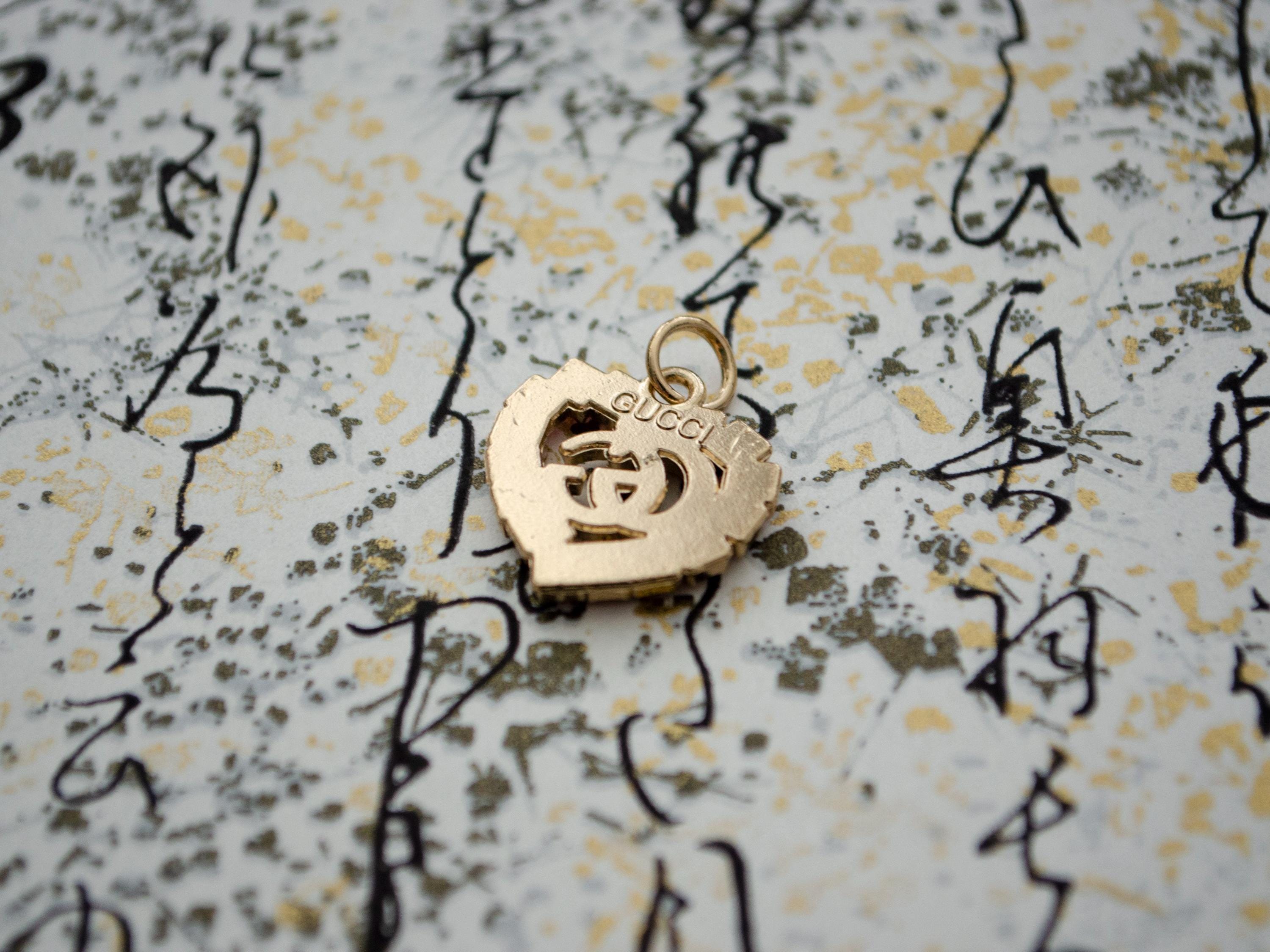 Vintage Gucci GG Pink Rhinestones Zip Puller/pendant 20 Mm - Etsy