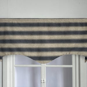 Tenda con motivo a righe blu, tenda per la privacy delle porte, pannello per porte minimalista, dimensioni personalizzate.