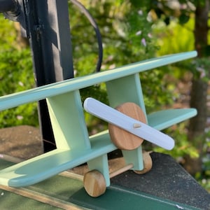 Wooden Plane Shelf, Shelf for Baby Boy’s Room, Room Decoration, Toy Shelf, Montessori, Big Wooden Airplane, Nursery Decor, Developing Toy