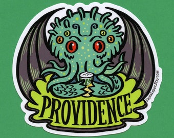 Cthulhu Providence Version 1 Vinyl Sticker 4”