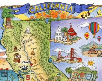 絵画 SOUTHERN CALIFORNIA ARTERIAL MAP Thomas Bros. Southern California Freeways & Arterial Wall Map