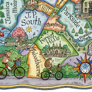 Map Of Jamaica Plain Boston