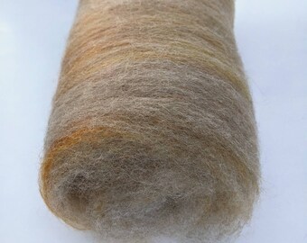 Romney Corriedale Smooth Art Wool Batt