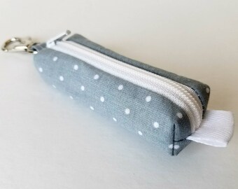 Lip Balm Pouch with Clip