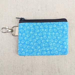 Tiny Card Pouch with Clip, Zipper Pouch to Hold Cards, Keychain Pouch, Change Purse image 2