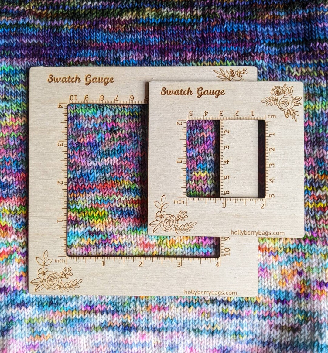 Gauge Ruler for Knitting or Crochet. 4