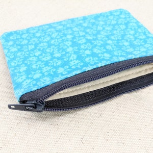 Tiny Card Pouch with Clip, Zipper Pouch to Hold Cards, Keychain Pouch, Change Purse image 5