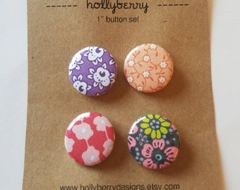Set of 4 - 1" Buttons