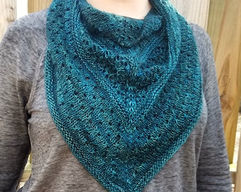 Lace Eyelet Cowl - PDF knitting pattern