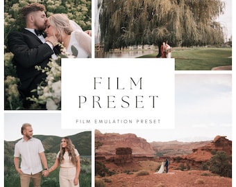 Zeitloses Film inspiriertes Fotografie Preset