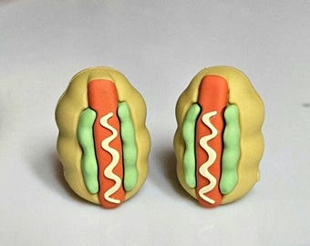 Hot Diggity Dog Schrader Valve Caps, Cycle Enthusiasts, Pair
