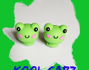 Frog PRESTA Valve Caps, Cycle Enthusiasts, PAIR