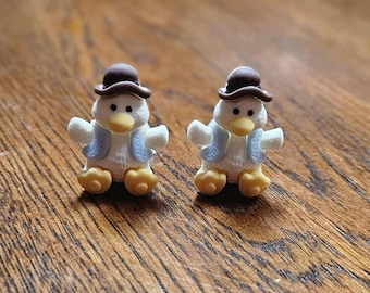 Duck Bicycle Valve Caps, Novelty Bike Accessory (Pair)
