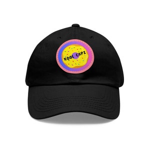 Kool Capz Hat with Leather Patch (Round)