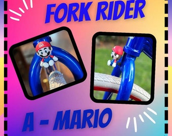 Character Fork Riders for Bicycles