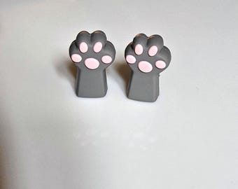 Kitty Paws Schrader Valve Caps, Cycle Enthusiasts, Pair