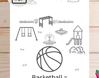 Learn Italian Coloring Book: Park Activities, English-Italian (PDF)