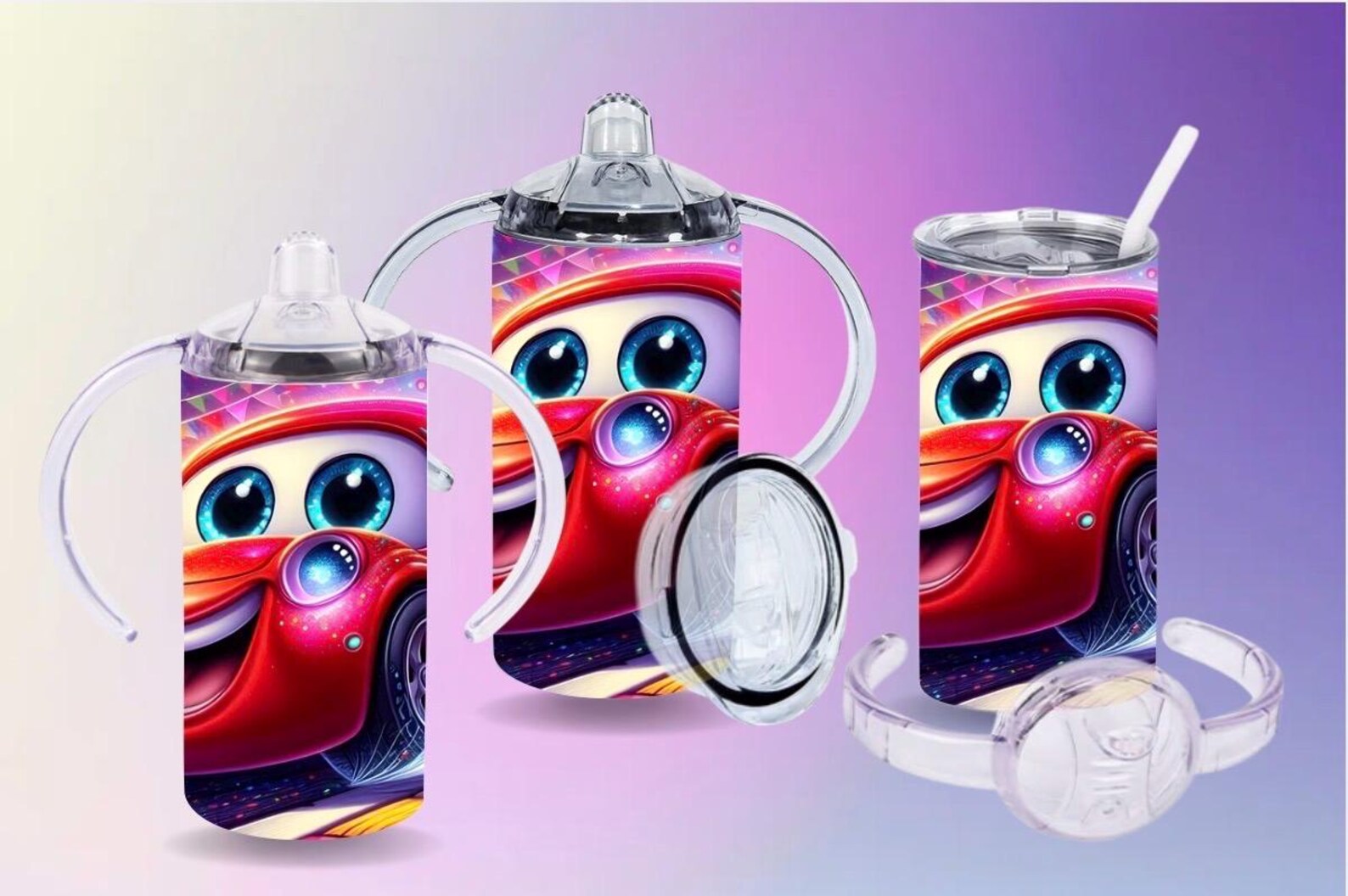 Click Red Cup Sippy Cup Tumbler 12 Oz / Red Speedster - Etsy