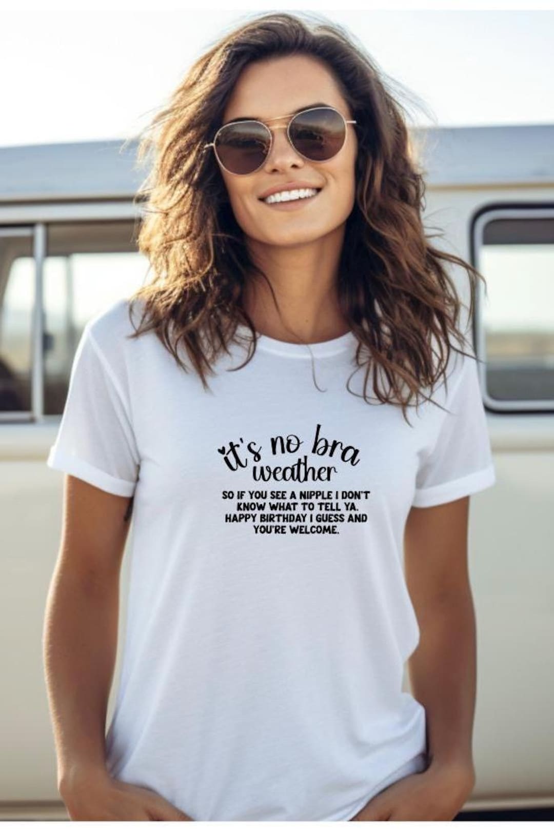 Women’s T-shirt / It’s No Bra Weather so If You See A Nipple…. - Etsy